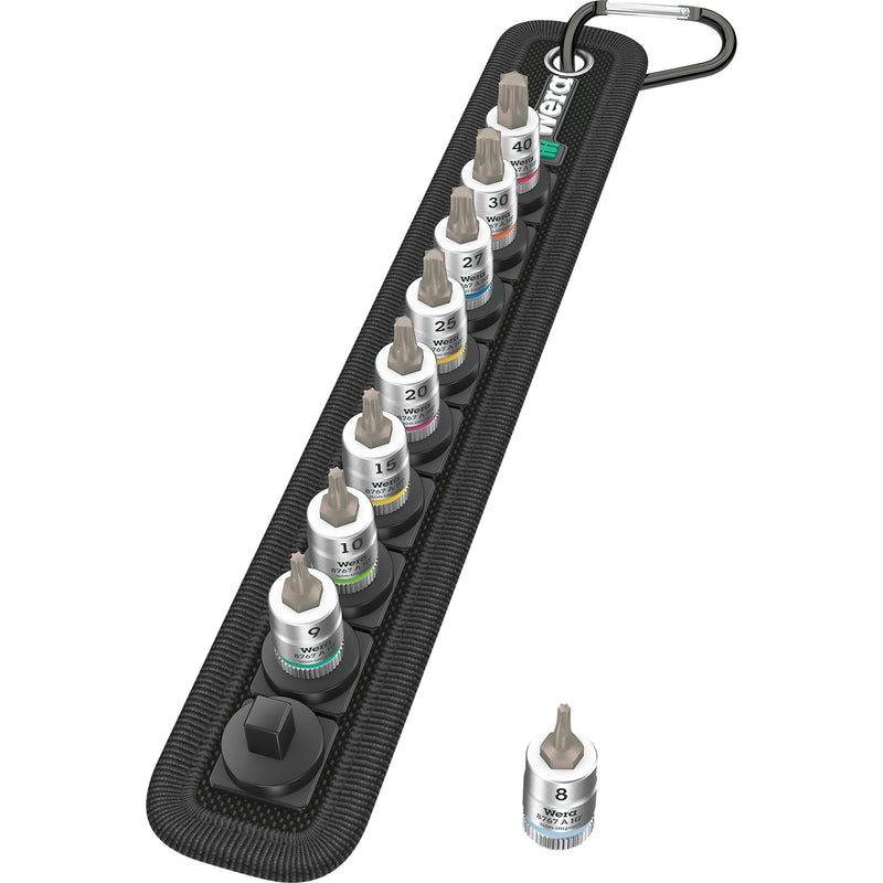 Load image into Gallery viewer, Wera belt 3 torx® hf zyklop bit-doppen-set torx®, met vasthoudfunctie, met 1 4 -aandrijving, 10 -delig - 1 stuk(s) - 05003882001
