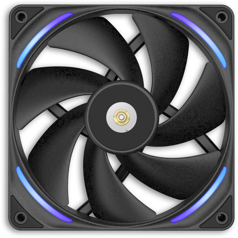 Load image into Gallery viewer, Nzxt f140x rgb case fan (zwart, 140 x 140 x 30 mm, pwm)