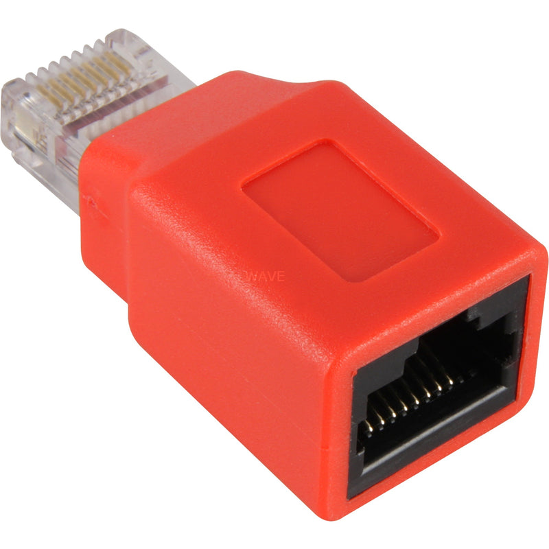 Afbeelding laden in galerijviewer, Goobay adapter rj45 cat.5 crossover (rood)