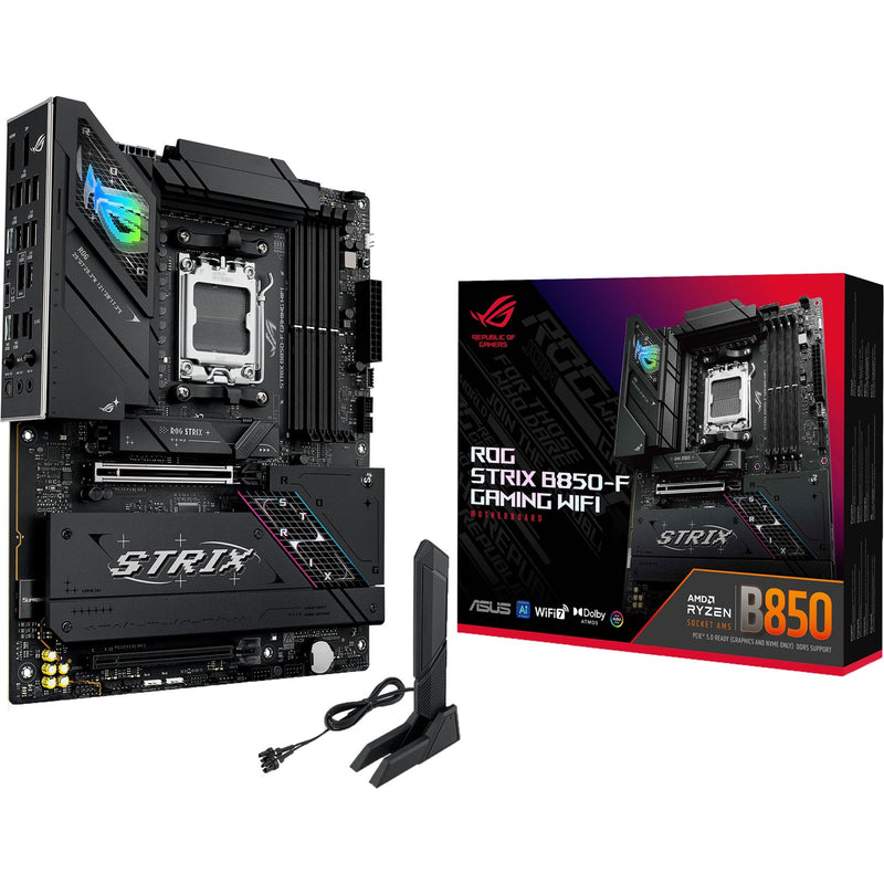 Load image into Gallery viewer, Asus rog strix b850-f gaming wifi socket am5 moederbord (2,5gb-lan, wi-fi 7, bt, sound, atx)