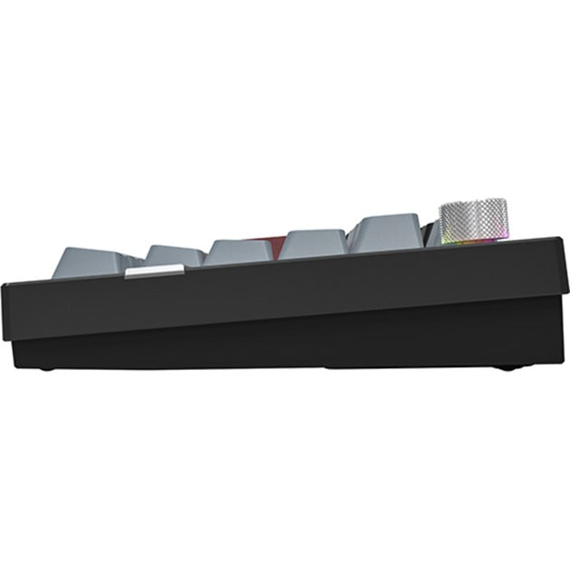 Load image into Gallery viewer, Montech mkey pro darkness rgb mechanisch toetsenbord (zwart, us lay-out (qwerty), gateron g pro yellow, 75%, hot-swappable, rgb, double-shot pbt, usb-c | 2.4 ghz | bluetooth 5.2)