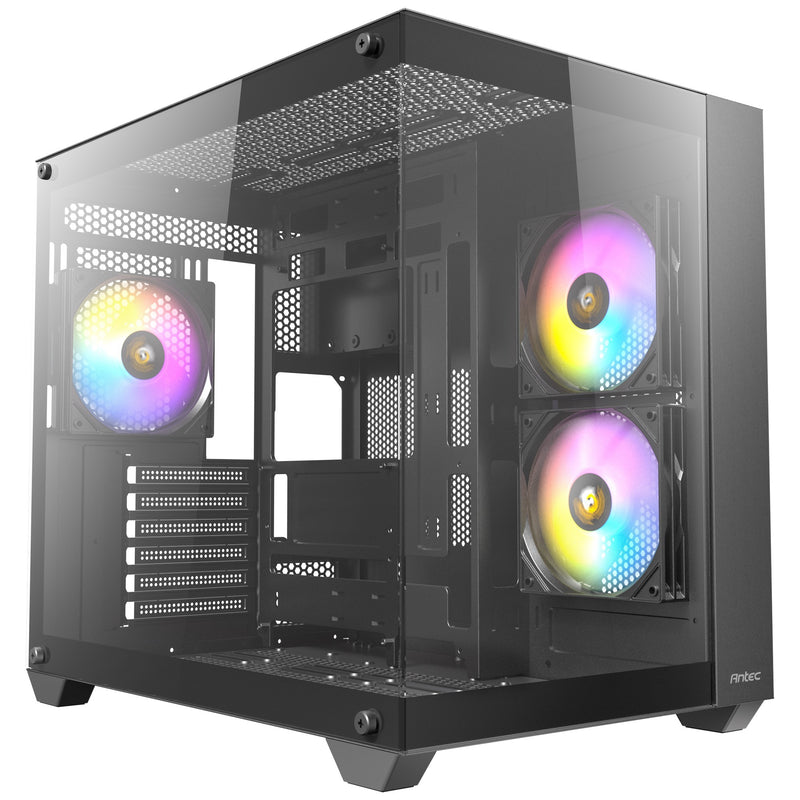 Load image into Gallery viewer, Antec cx800 argb midi tower behuizing (zwart | 2x usb-a | tempered glass)