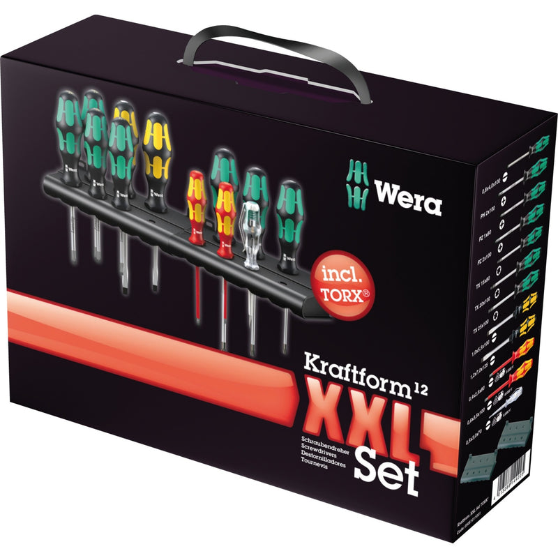 Laden Sie das Bild in Galerie -Viewer, Wera schroevendraaierset kraftform xxl 2 (allround schroevendraaierset)