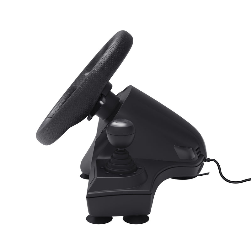 Load image into Gallery viewer, Trust gxt 289 movi racestuur stuur (zwart, pc, xbox series x s, switch, playstation 4)