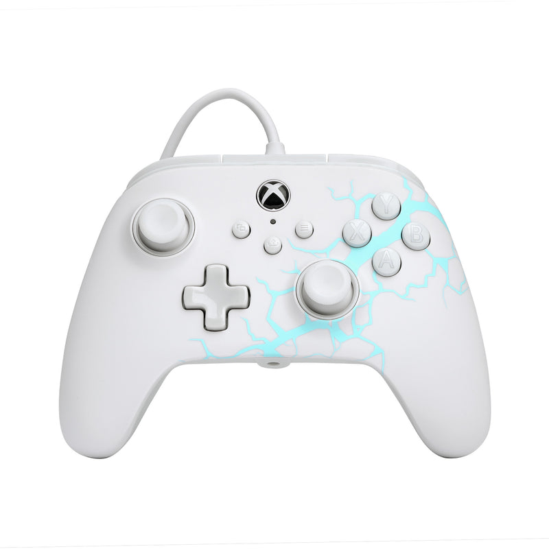 Chargez l'image dans la visionneuse de la galerie, Powera advantage controller met kabel voor de xbox series x|s - poolijs (wit blauw, xbox series x|s, xbox one, pc)