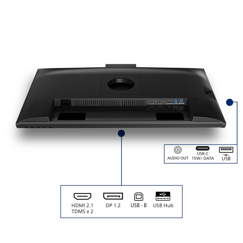 Afbeelding laden in galerijviewer, Philips 27b2n3500jh 00 27 monitor (zwart, hdmi, displayport, usb-c, webcam, 120 hz)