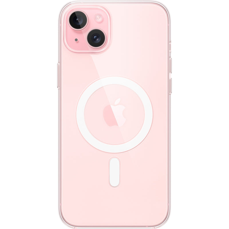 Afbeelding laden in galerijviewer, Apple doorzichtig hoesje met magsafe voor iphone 15 plus telefoonhoesje (transparant)