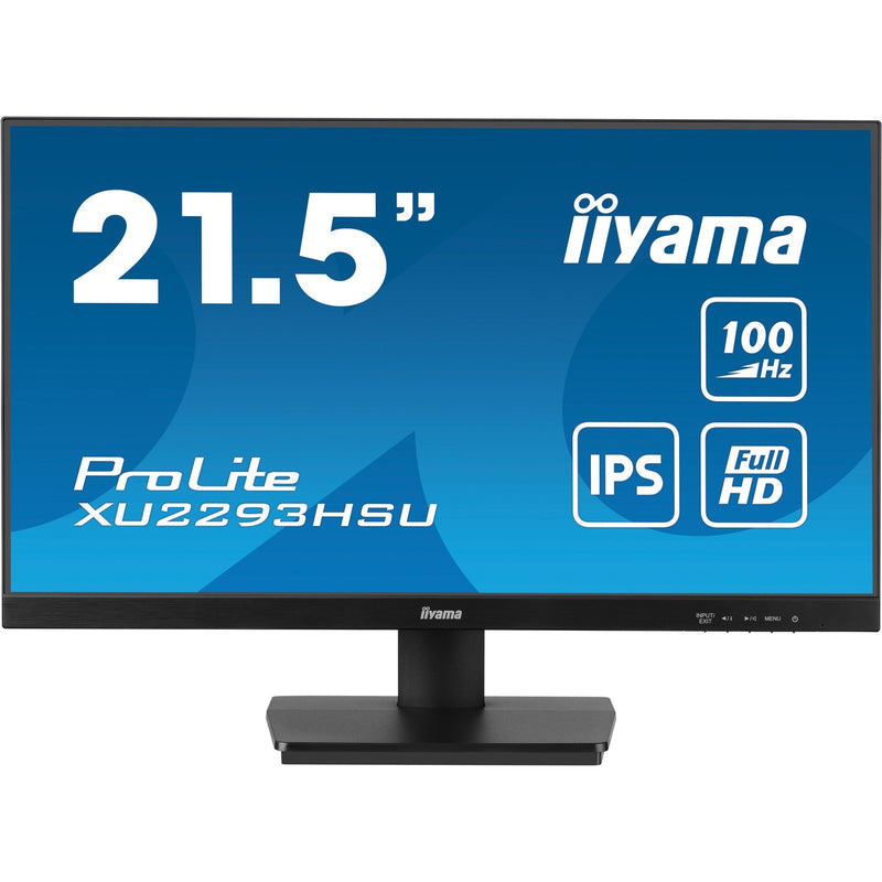 Afbeelding laden in galerijviewer, Iiyama prolite xu2293hsu-b7 21.5 monitor (zwart, hdmi, displayport, 2x usb-a, usb-b)