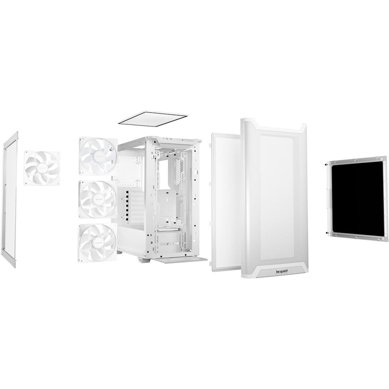 Load image into Gallery viewer, Be quiet! pure base 501 lx midi tower behuizing (wit | 2x usb-a | 1x usb-c | rgb | tempered glass)