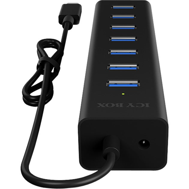 Afbeelding laden in galerijviewer, Icy box ib-hub1700-c3 usb-hub (zwart)
