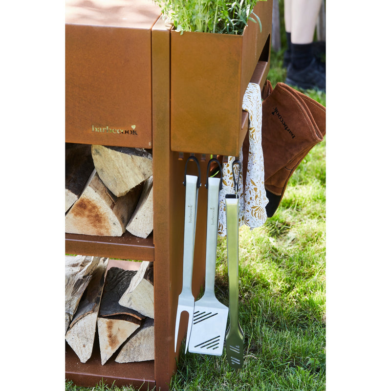 Load image into Gallery viewer, Barbecook nestor buddy uit cortenstaal tafel
