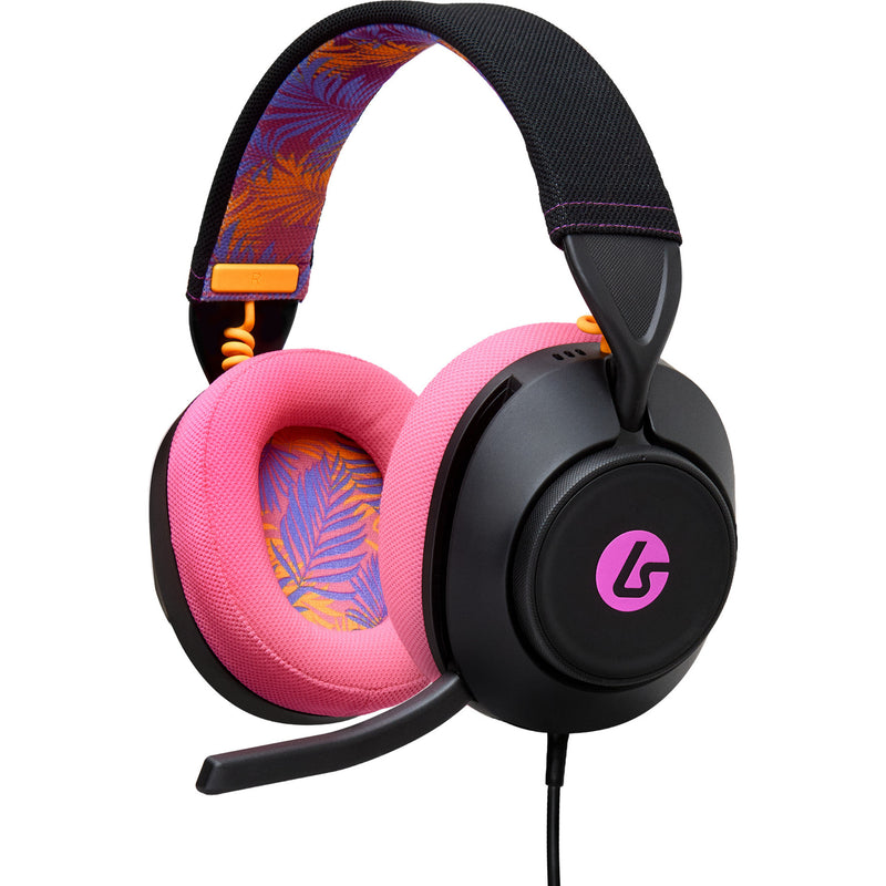 ギャラリービューアに画像をロードする, Powera lucidsound ls10 bedrade gamingheadset - middernachtelijke branding over-ear gaming headset (zwart roze, playstation 5, playstation 4, xbox series x|s, xbox one, pc, mobiel)
