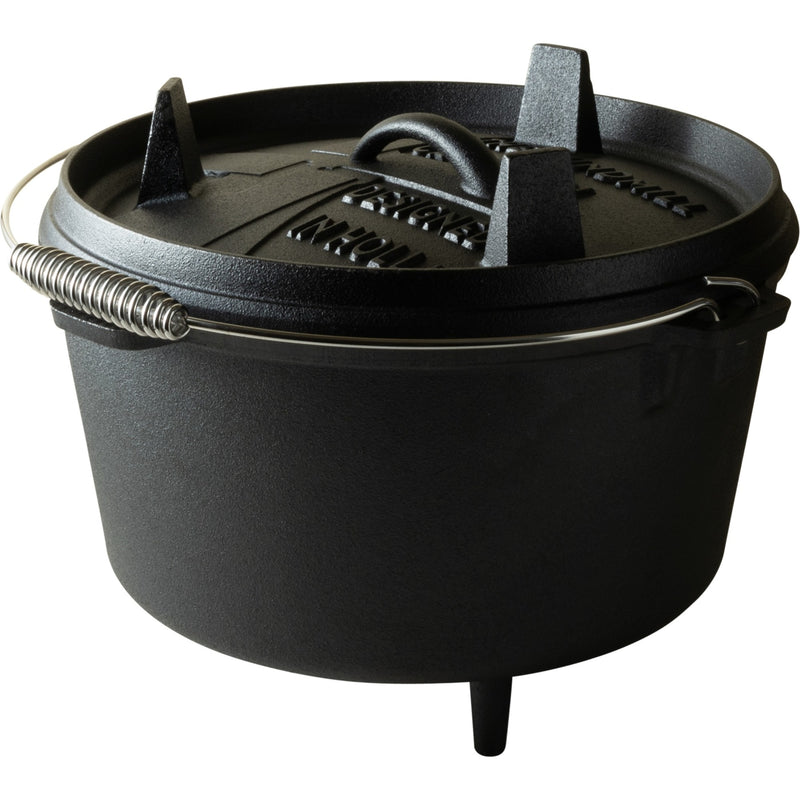 Laden Sie das Bild in Galerie -Viewer, The windmill dutch oven 9 qt kookpan (zwart, ø 31.5 cm | 8.5 liter)