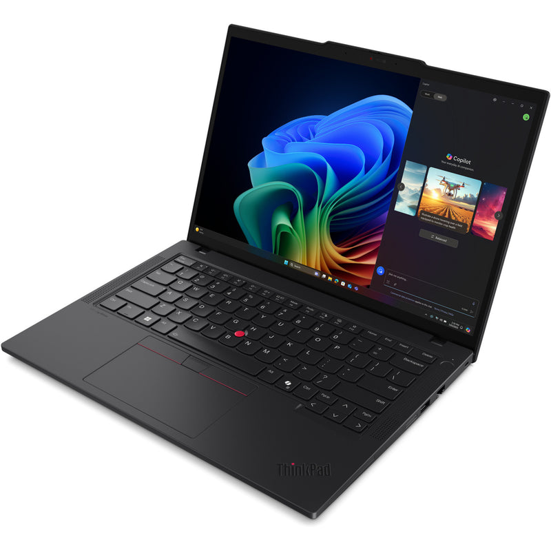Afbeelding laden in galerijviewer, Lenovo thinkpad t14 gen 6 (21qj005emh) 14 copilot+ laptop (zwart | ryzen ai 7 pro 350 | radeon 860m | 32 gb | 1 tb ssd)