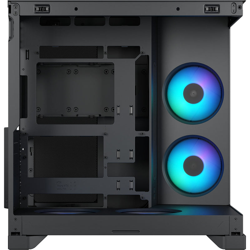 Afbeelding laden in galerijviewer, Fractal design pop 2 vision rgb midi tower behuizing (zwart | 1x usb-a | 1x usb-c | rgb | tempered glass)