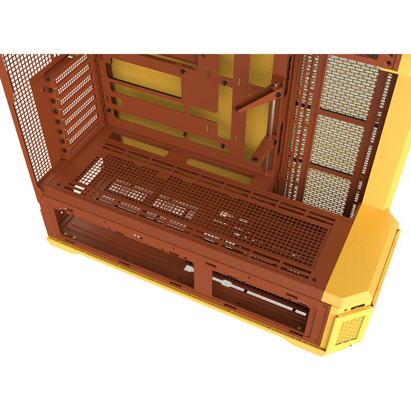 Load image into Gallery viewer, Thermaltake view 600 tg butter caramel big tower behuizing (geel | 2x usb-a | 1x usb-c | tempered glass)