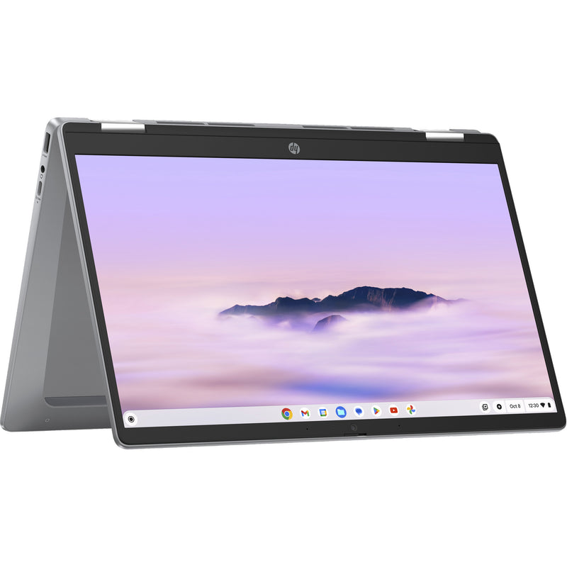 Load image into Gallery viewer, Hp chromebook x360 14b-cd0075nd (a12m4ea) 14 2-in-1 laptop (zilver | core i3-n305 | uhd graphics | 8 gb | 256 gb ufs | touch)
