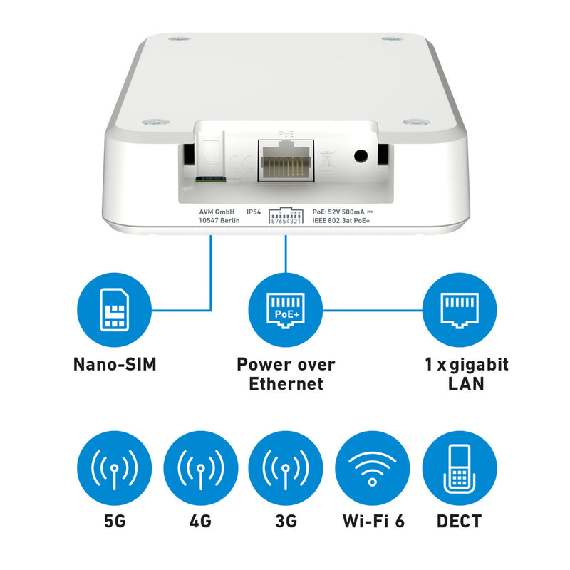 Load image into Gallery viewer, Fritz! box 6860 5g edition international draadloze router (rood, mesh, 5g)