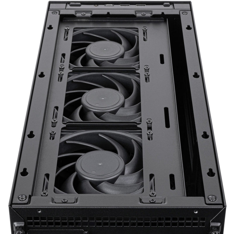 Load image into Gallery viewer, Silverstone sugo 17 mini tower behuizing (zwart | 2x usb-a | 1x usb-c)