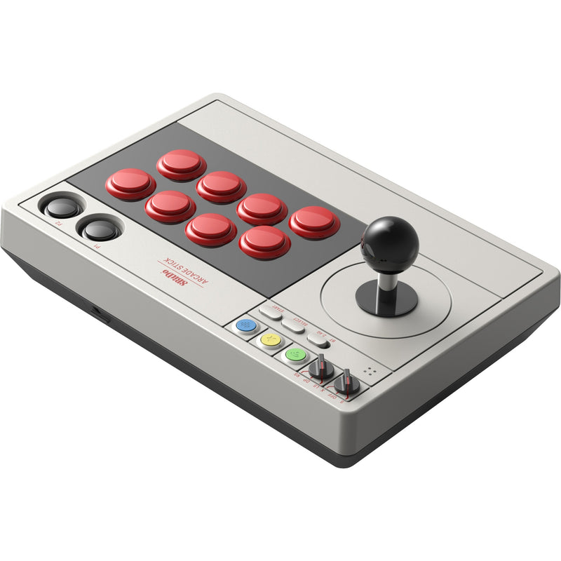 Chargez l'image dans la visionneuse de la galerie, 8bitdo arcade stick joystick (grijs, switch 1, switch 2, pc, bluetooth 2.4g usb-c)