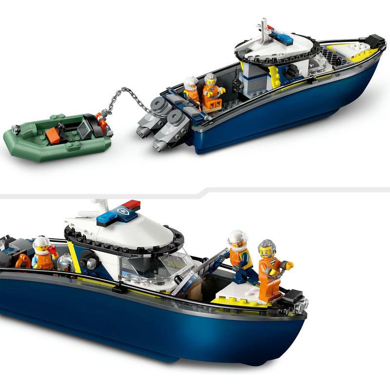 Load image into Gallery viewer, Lego city - achtervolging met politieboot constructiespeelgoed (60456)