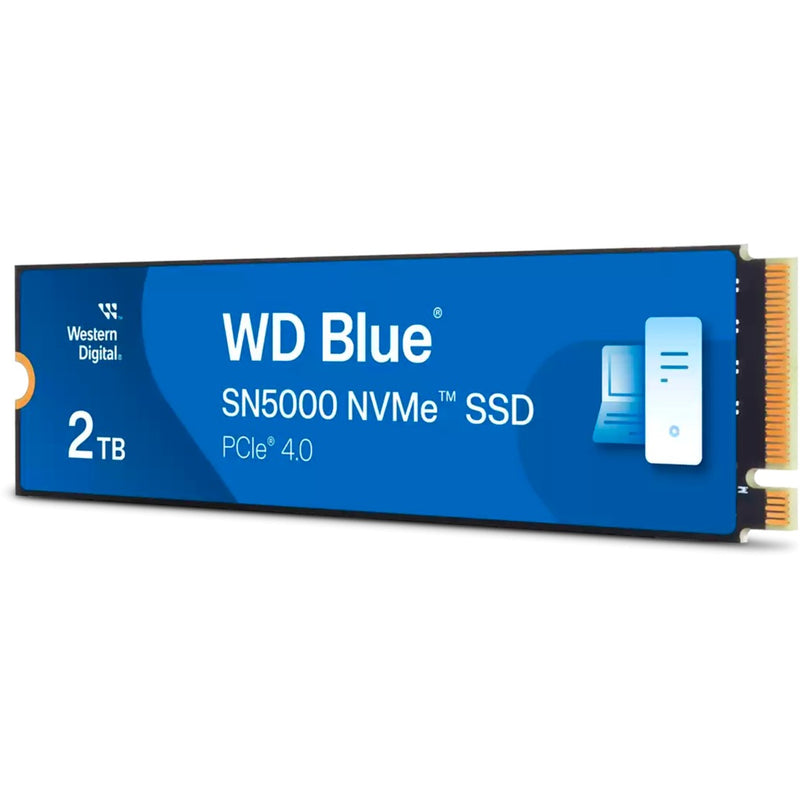 Chargez l'image dans la visionneuse de la galerie, Wd blue sn5000 nvme 2 tb ssd (blauw, s200t4b0e, m.2 2280, pcie gen4 x4)