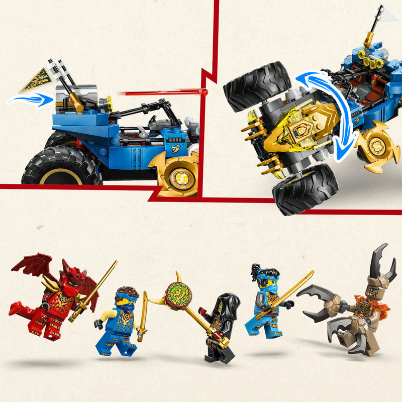 Load image into Gallery viewer, Lego ninjago 71856 jay's transformerende auto