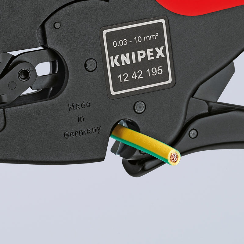 Load image into Gallery viewer, Knipex multistrip 10 automatische afstriptang 1242195 (zwart rood)
