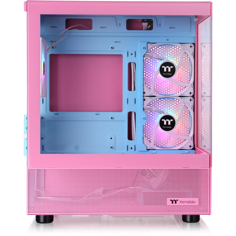 Chargez l'image dans la visionneuse de la galerie, Thermaltake view 170 tg argb mini tower behuizing (roze | 2x usb-a | rgb | tempered glass)