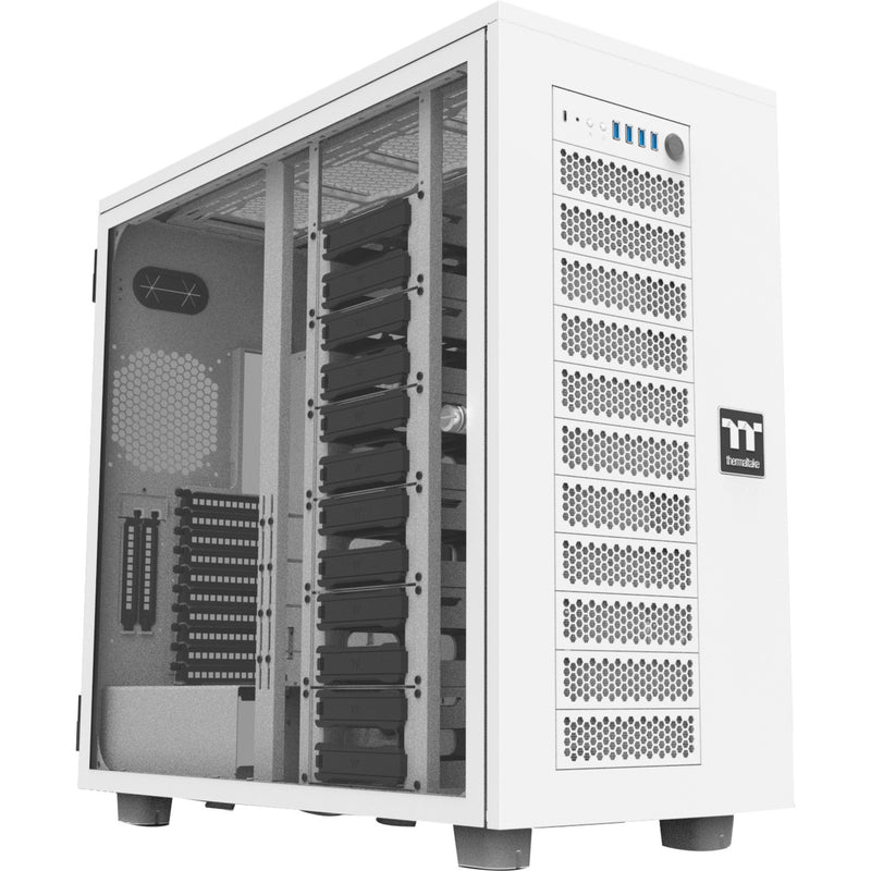 Load image into Gallery viewer, Thermaltake ax700 tg snow big tower behuizing (wit | 4x usb-a | 1x usb-c | tempered glass)