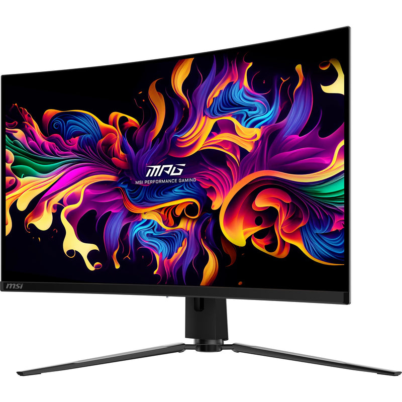 Afbeelding laden in galerijviewer, Msi mpg 321curx qd-oled 31.5 4k uhd curved gaming monitor (zwart, 2x hdmi, displayport, 2x usb-a, usb-b, usb-c, 240 hz)