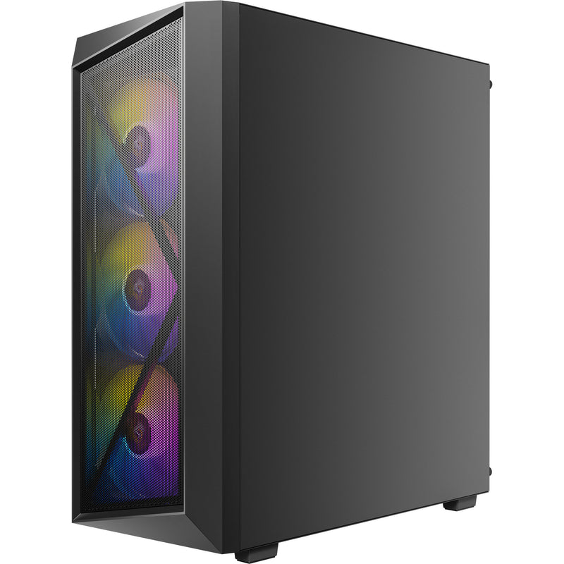 Load image into Gallery viewer, Antec ax67 argb midi tower behuizing (zwart | 3x usb-a | tempered glass)