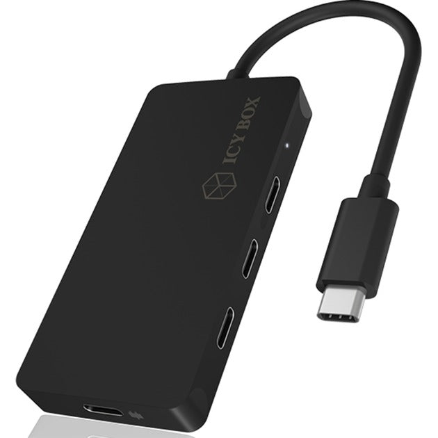 Load image into Gallery viewer, Icy box ib-hub1429-cpd usb-hub (zwart)