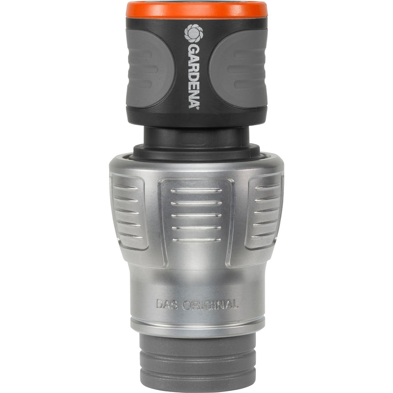 Load image into Gallery viewer, Gardena premium slangstuk 19 mm (3 4 ) (grijs zilver, 18256-20)