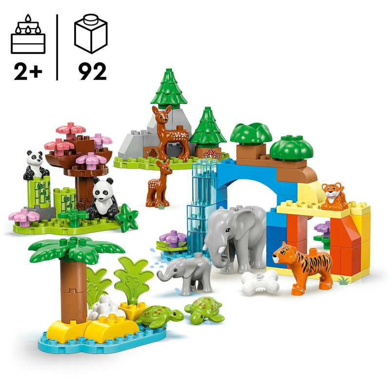 Load image into Gallery viewer, Lego duplo town 10446 3-in-1 families van wilde dieren