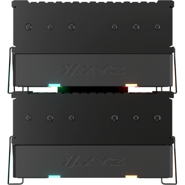 Afbeelding laden in galerijviewer, Xyz pc gear thermax 6 duo rgb cpu-koeler (zwart, argb, pwm)