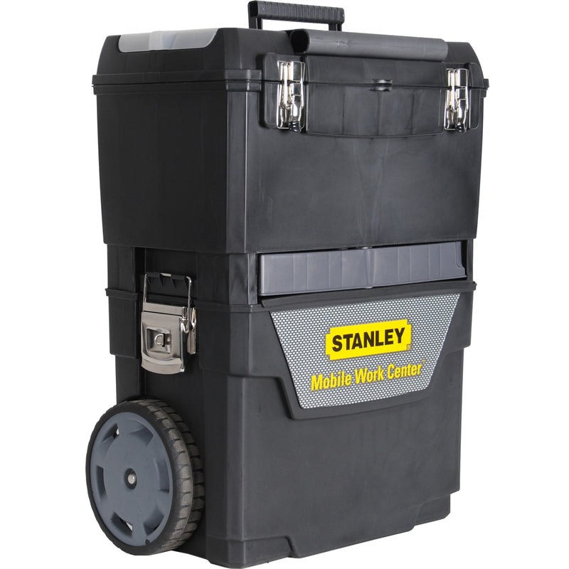 Load image into Gallery viewer, Stanley mobile work center 2in1 gereedschapskist (zwart grijs)