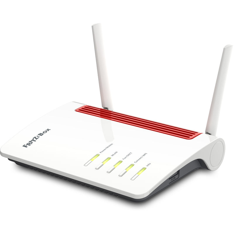 Load image into Gallery viewer, Fritz! box 6850 lte international wlan lte router (wit rood, 4g (lte), 3g 3g+ (umts hspa+), mesh wi-fi)