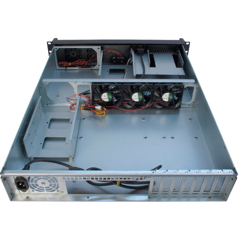 Load image into Gallery viewer, Inter-tech 2u-2098-sl rack behuizing (zwart | 2x usb-a)