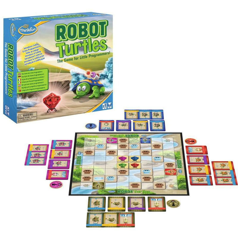 Load image into Gallery viewer, Think fun thinkfun robot turtles bordspel (nederlands, 2 - 5 spelers, 10 - 30 minuten, vanaf 4 jaar)