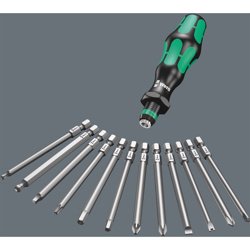 Load image into Gallery viewer, Wera kraftform kompakt 40 bitset (zwart groen, 7-delig)