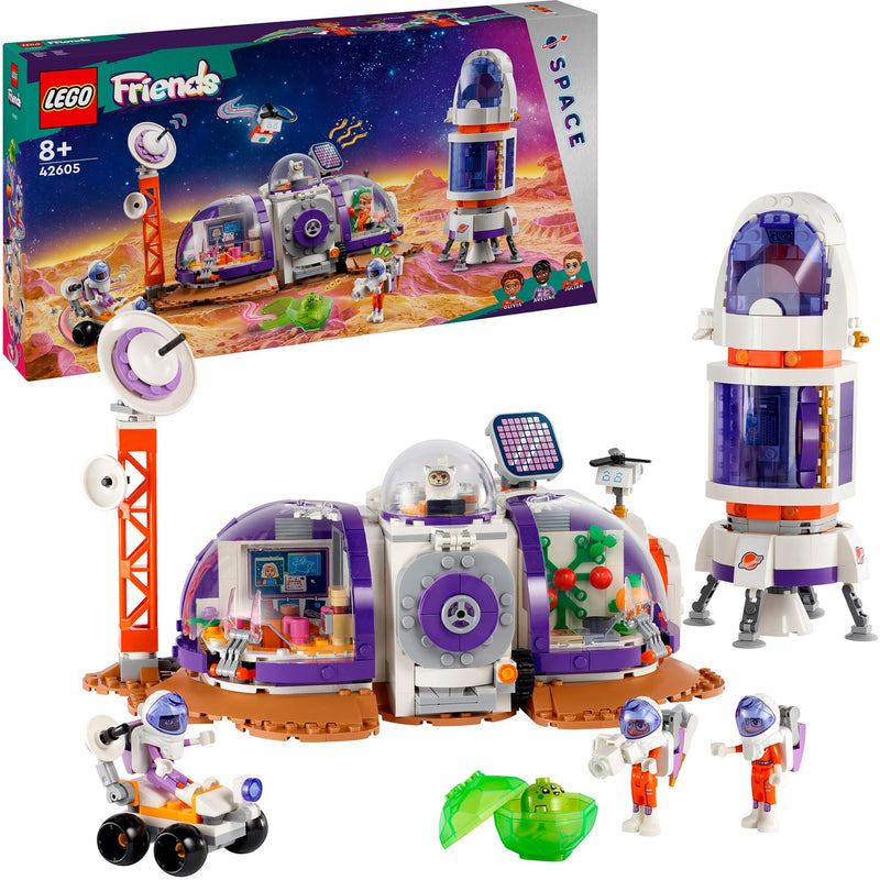 Load image into Gallery viewer, Lego friends - ruimtebasis op mars en raket constructiespeelgoed (42605)