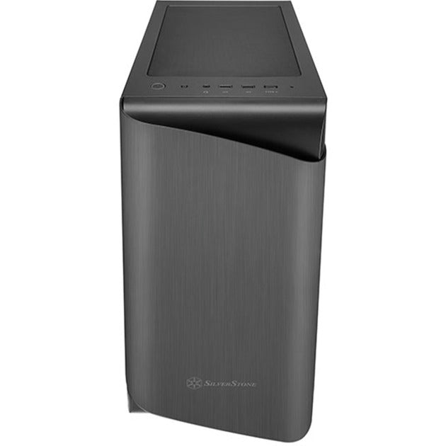 Load image into Gallery viewer, Silverstone seta a1 midi tower behuizing (zwart titanium | 2x usb-a | 1x usb-c | rgb | tempered glass)