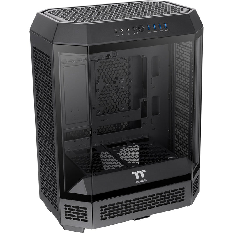 Load image into Gallery viewer, Thermaltake the tower 600 midi tower behuizing (zwart | 4x usb-a | 1x usb-c | tempered glass)