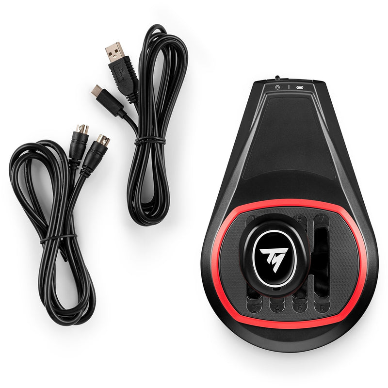 Load image into Gallery viewer, Thrustmaster th8s add-on gaming shifter (zwart rood, pc, playstation 4, playstation 5, xbox series x|s, xbox one)