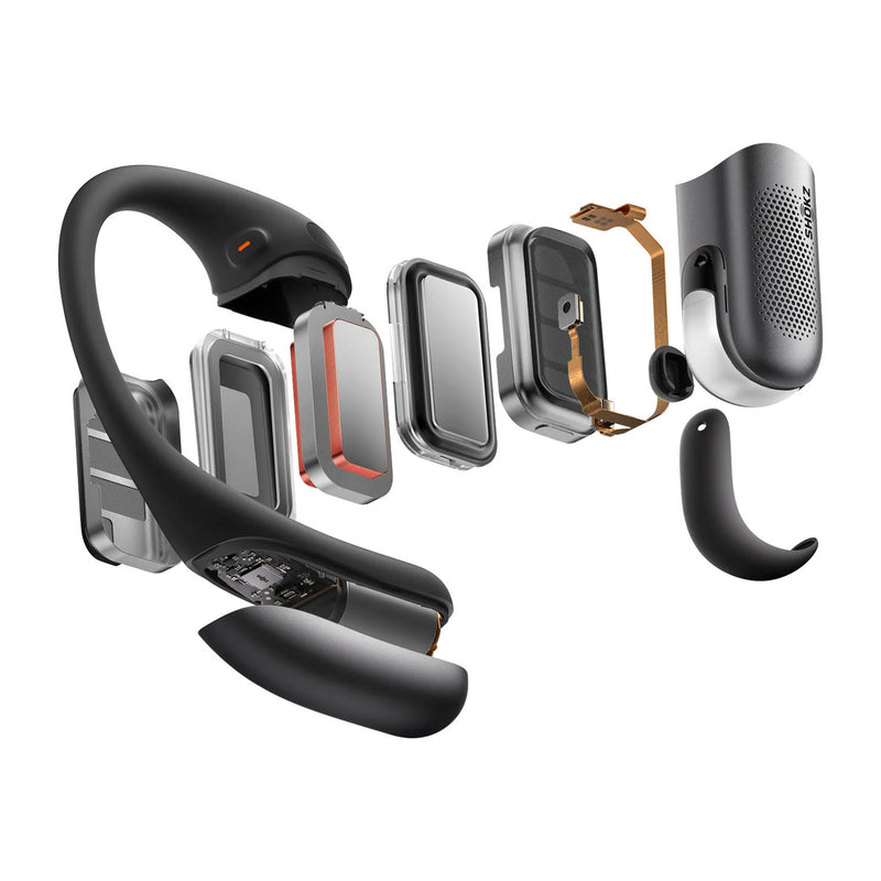 Chargez l'image dans la visionneuse de la galerie, Shokz openfit pro anr open-ear tws hoofdtelefoon (zwart)