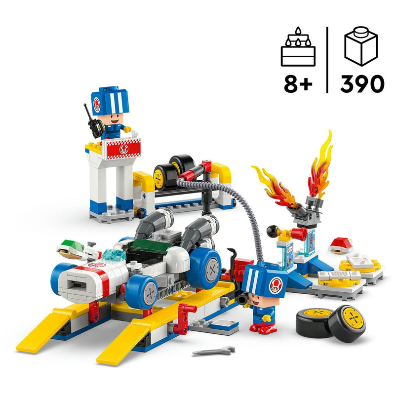 Chargez l'image dans la visionneuse de la galerie, Lego super mario - mario kart - toads garage constructiespeelgoed (72035)