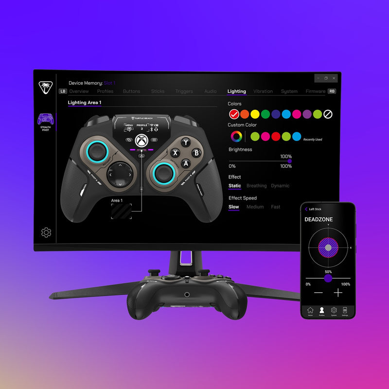Load image into Gallery viewer, Turtle beach stealth pivot draadloze slimme controller (zwart, 2,4 ghz bluetooth usb, pc, xbox, android)