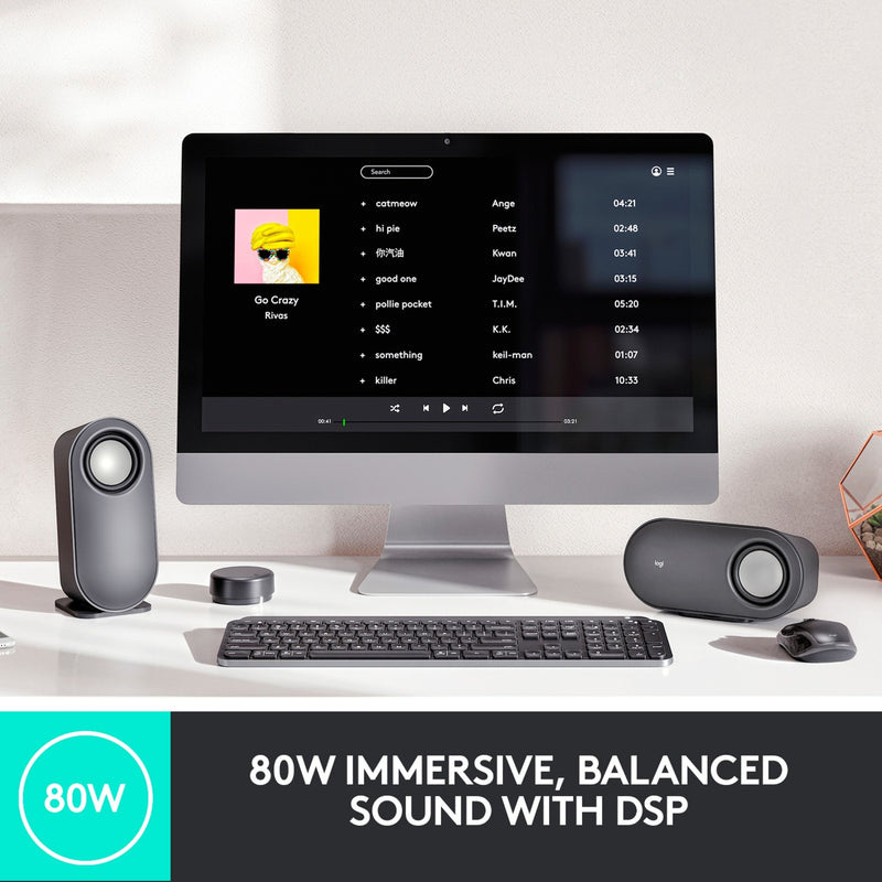 Load image into Gallery viewer, Logitech z407 bluetooth-computerspeakers luidspreker (zwart, bluetooth)