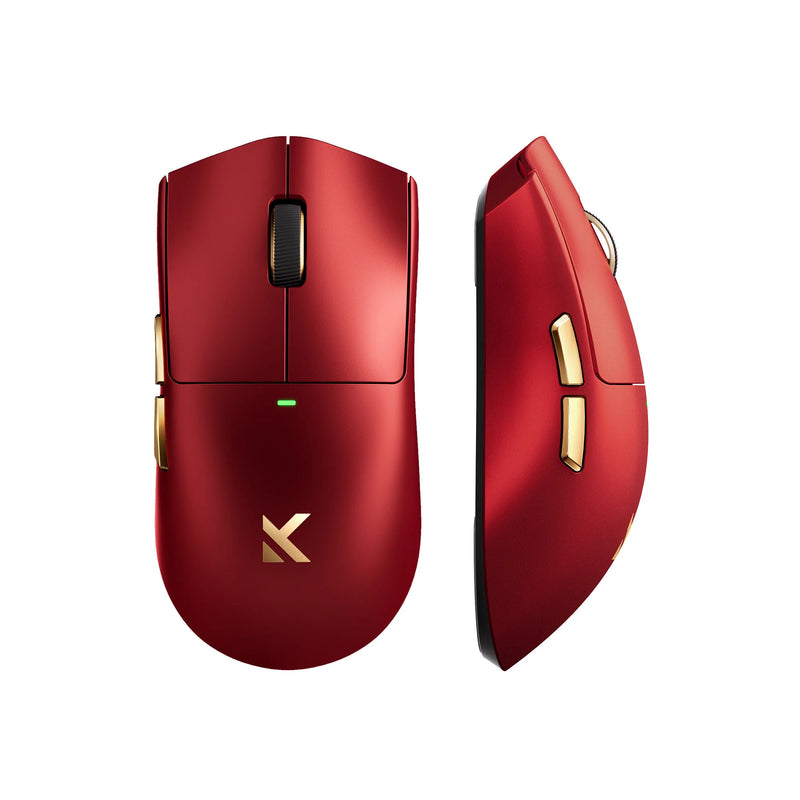 Laden Sie das Bild in Galerie -Viewer, Mchose k7 ultra lightweight wireless gaming mouse (rood goud, rgb, usb 2.4 ghz, 42.000 dpi)